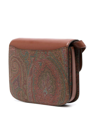 ETRO Paisley Print Panelled Crossbody Handbag