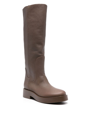 CASADEI Status Knee-High Leather Boots