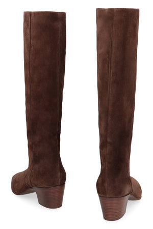 CASADEI Suede Knee High Boots for Women