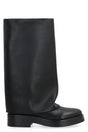 CASADEI Elegant Leather Boots with 34.5 cm Shaft Height