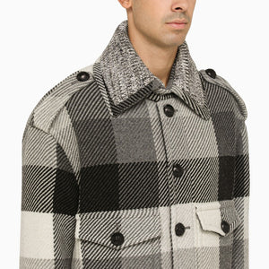 ETRO Stylish Grey Checked Jacket for Men