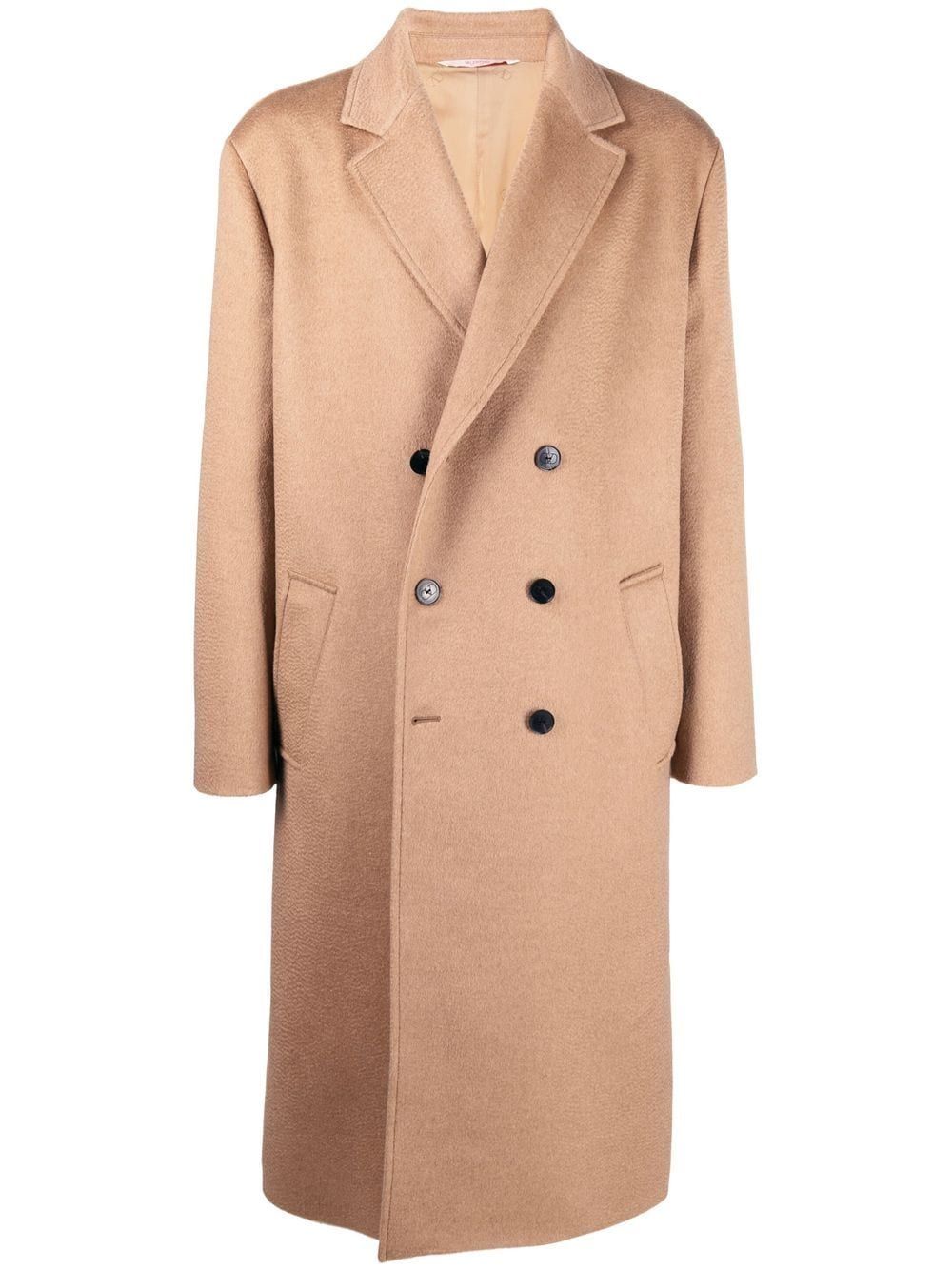 VALENTINO Luxurious FW22 Men's Camel Wool Jacket