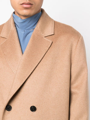 VALENTINO Luxurious FW22 Men's Camel Wool Jacket