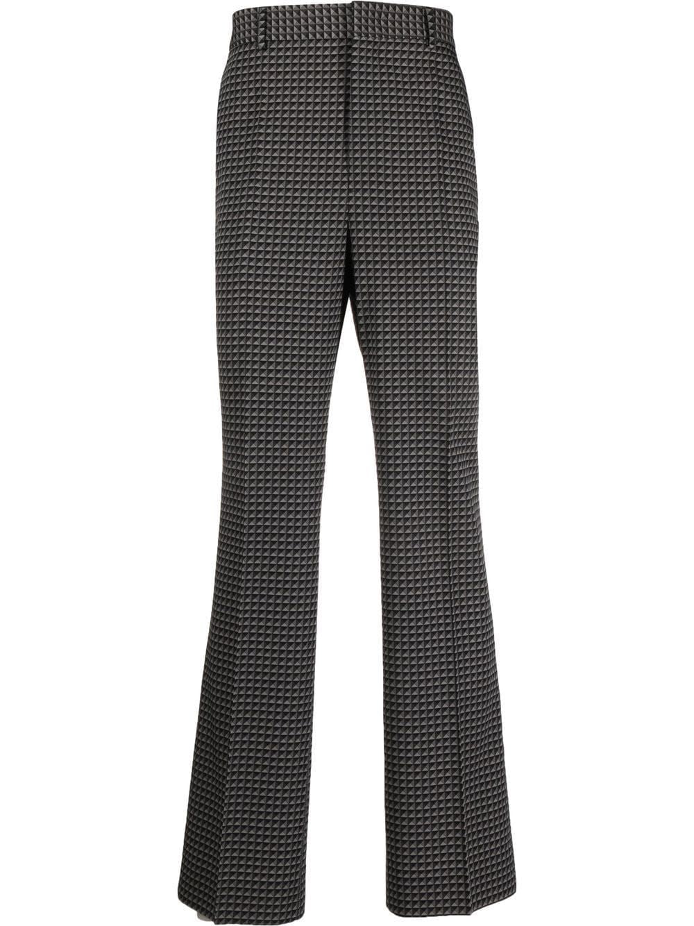 VALENTINO Stylish ST. BORCHIA GRIGIO Wool Trousers for Men