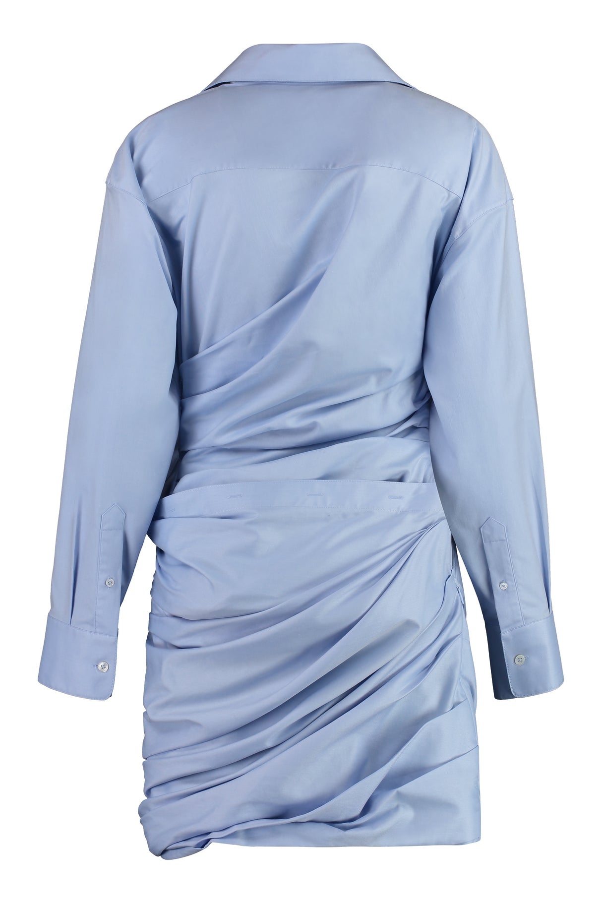 ALEXANDER WANG Light Blue Cotton Mini-Dress for Women