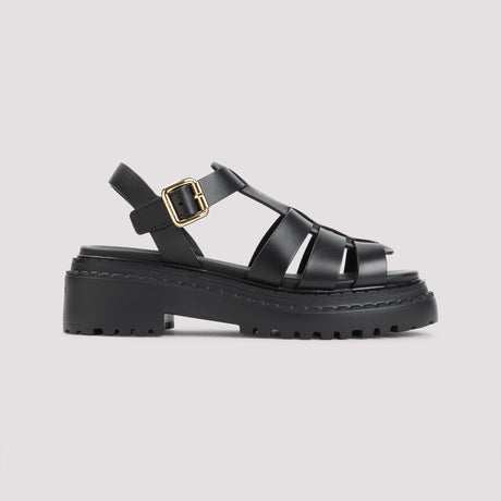 PRADA Cage Sandals with 4.5CM Heel Height