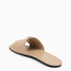 PRADA Lightweight Leather Slide with Logo Detail