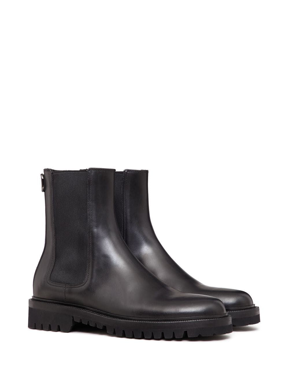 VALENTINO GARAVANI Men's Nero Beatle Boots in Black