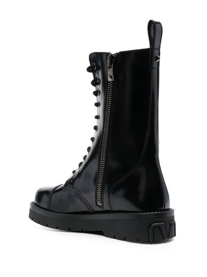 VALENTINO GARAVANI 22FW Men's Black Boots for All Seasons