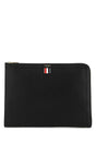 THOM BROWNE Elegant Leather Document Case - 35 cm x 26 cm