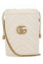 GUCCI Ivory Leather Mini Bucket Handbag