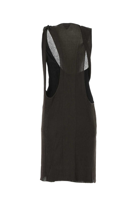 BOTTEGA VENETA Two-tone Cotton Blend Dress