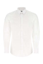 DOLCE & GABBANA Men's Classic White Stretch Poplin Shirt - Tailored Fit