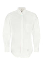 THOM BROWNE Classic White Cotton Shirt for Men