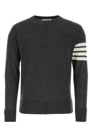 THOM BROWNE Classic Wool Sweater for Men