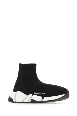 BALENCIAGA Men's Black Stretch Fabric Speed 2.0 Sneakers