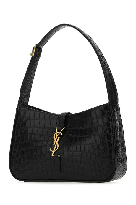 SAINT LAURENT Mini Black Leather Shoulder Bag