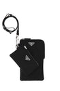 PRADA Black Nylon Mini Phone Case