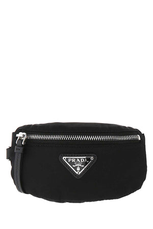 PRADA Mini Black Nylon Wrist Pouch Handbag