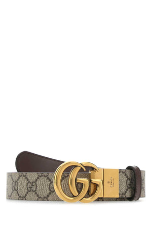 GUCCI Reversible GG Supreme Fabric Belt - 3 cm Height