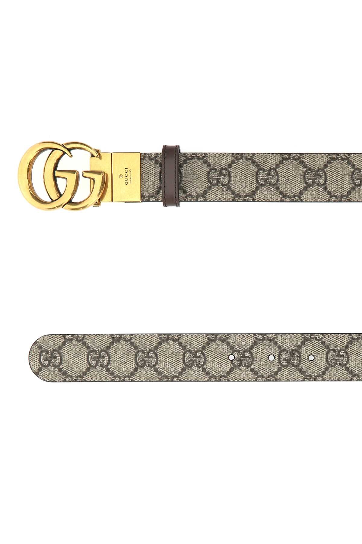 GUCCI Reversible GG Supreme Fabric Belt - 3 cm Height