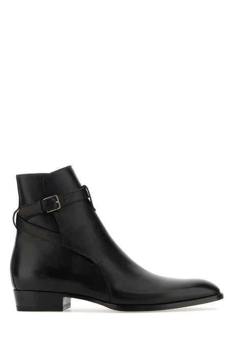 SAINT LAURENT Men's Wyatt 30 Ankle Boots