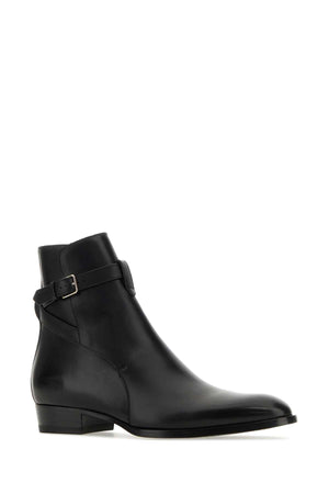 SAINT LAURENT Men's Wyatt 30 Ankle Boots