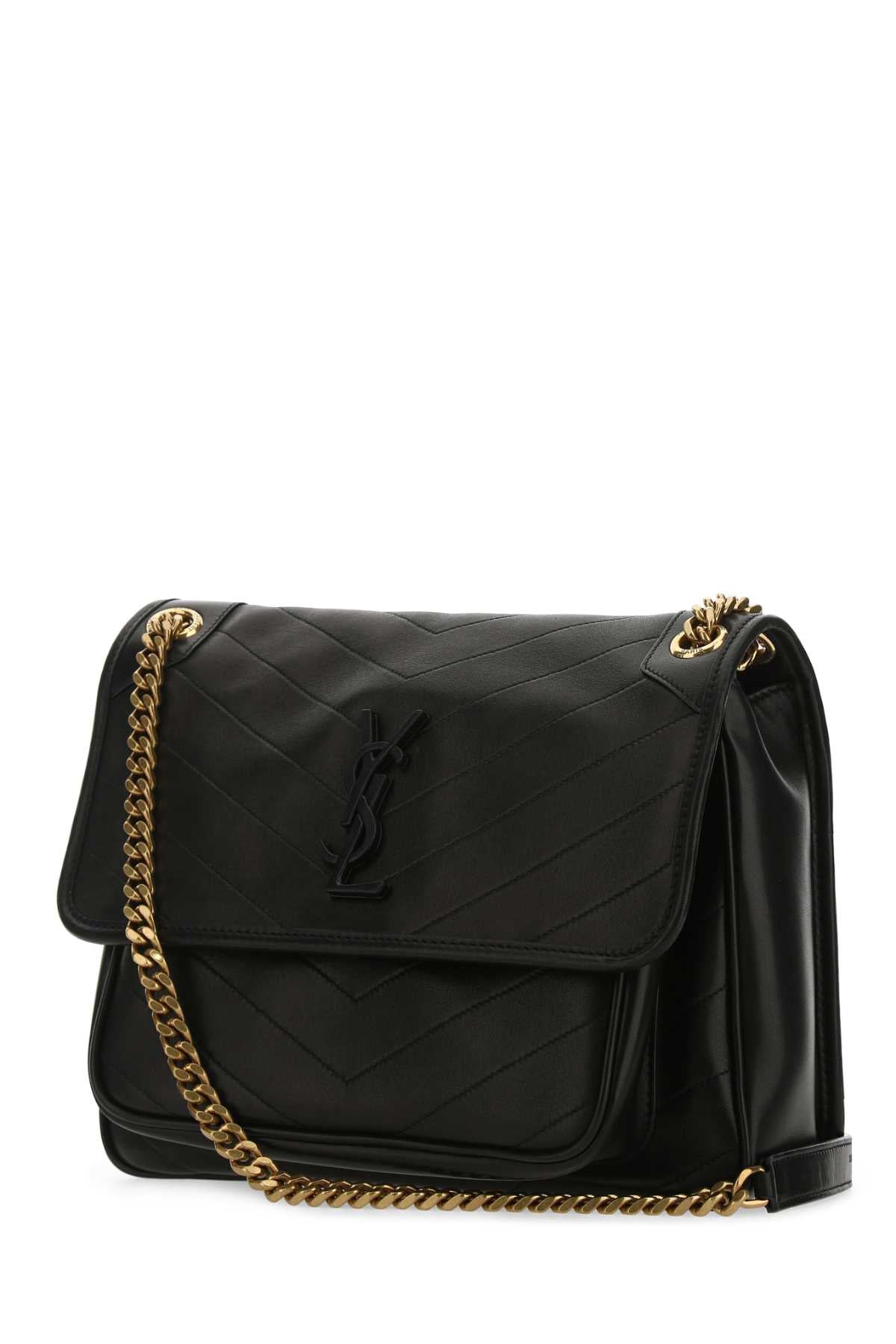 SAINT LAURENT Medium Shoulder Handbag in Luxurious Nappa Leather