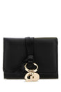 CHLOE Mini Black Leather Alphabet Wallet