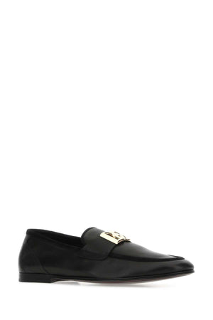 DOLCE & GABBANA Classic Black Leather Loafers