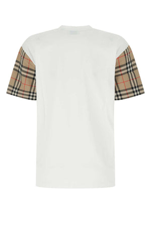 BURBERRY Classic White Cotton T-Shirt for Women