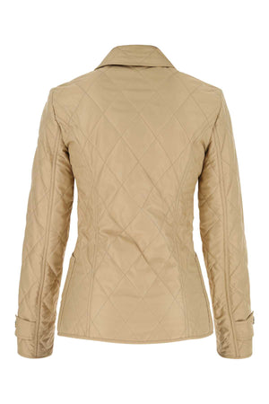 BURBERRY Classic Beige Polyester Jacket for Women