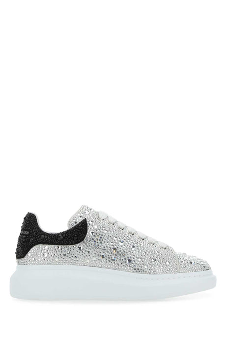 ALEXANDER MCQUEEN Embellished Leather Sneakers for Women - Size 39