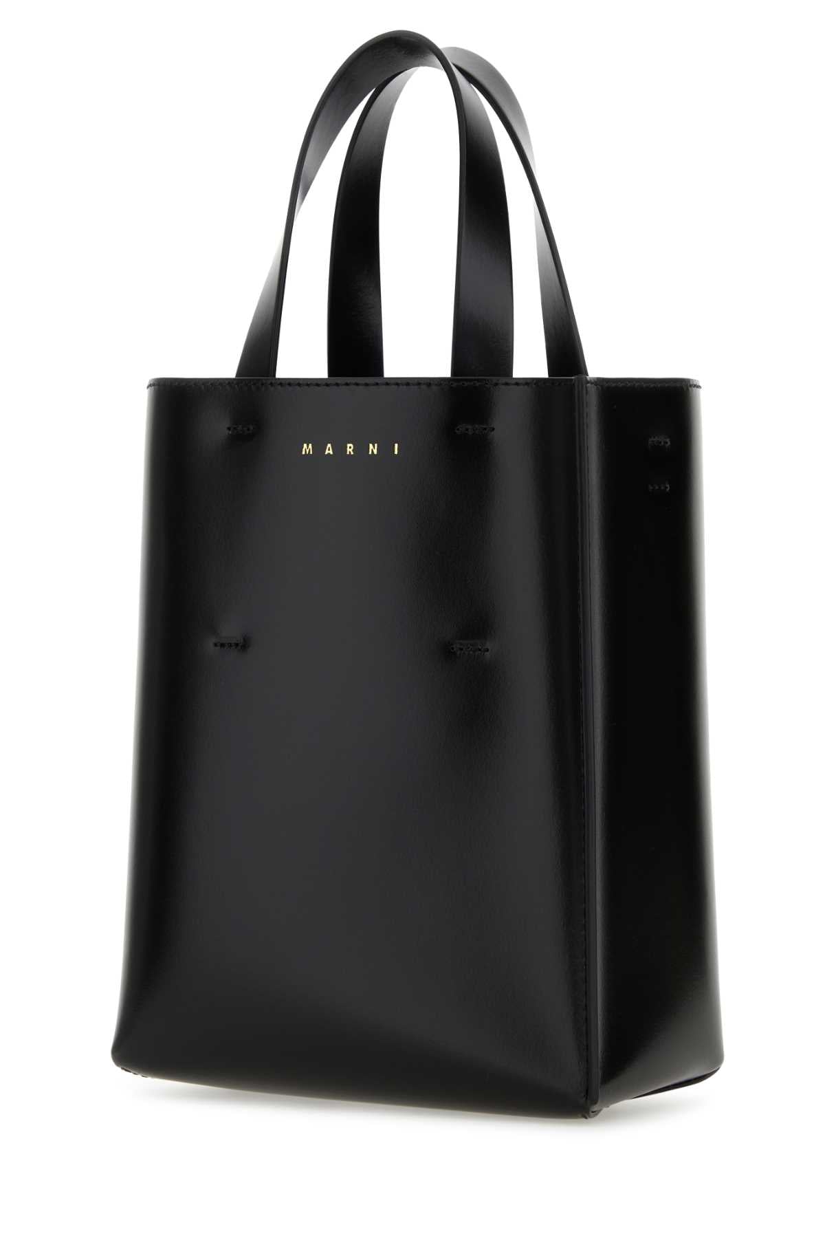 MARNI Mini Black Leather Museo Handbag - Chic and Timeless