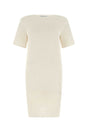 BOTTEGA VENETA Ivory Crochet Mini Dress