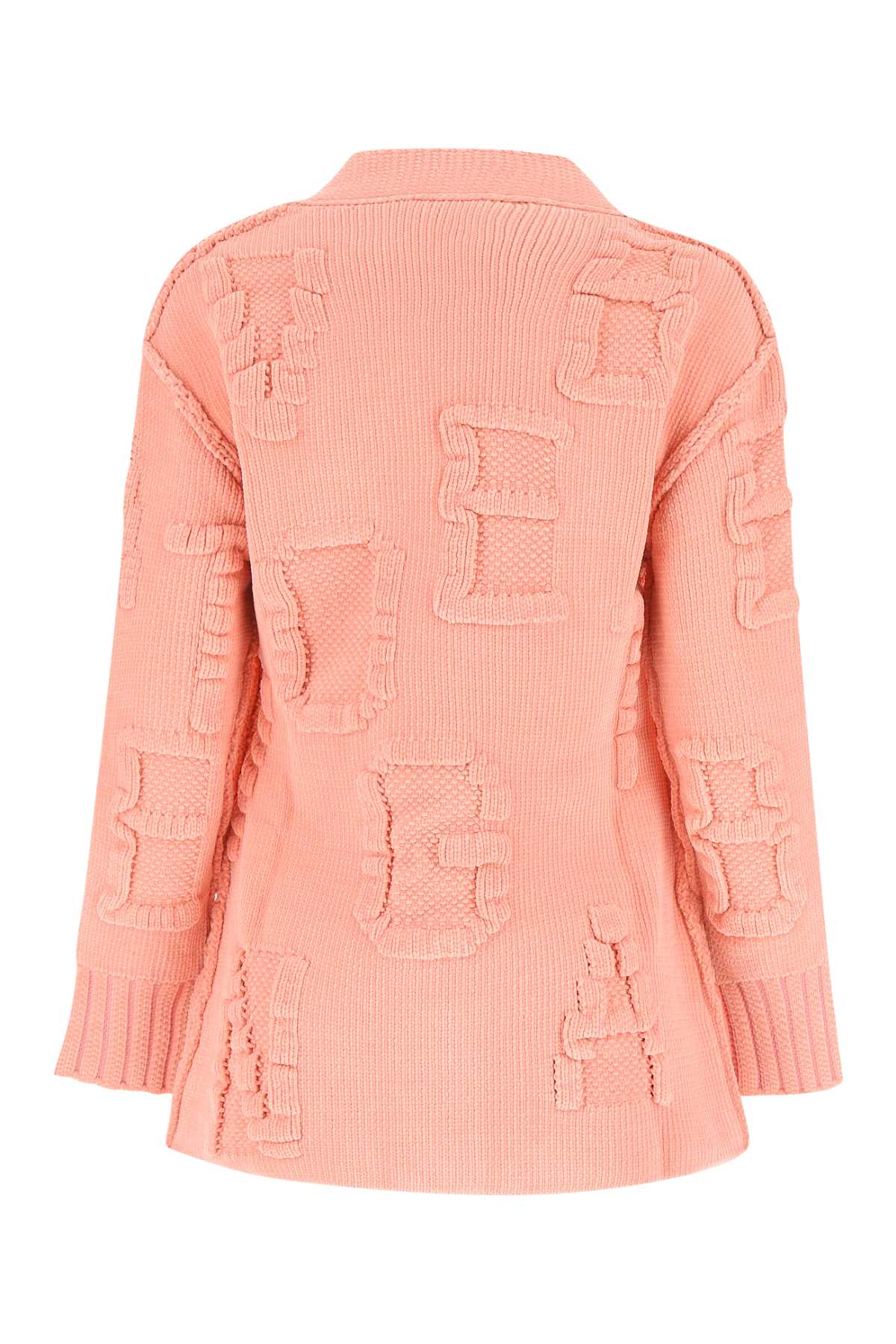 BOTTEGA VENETA Chic Pink Chenille Cardigan