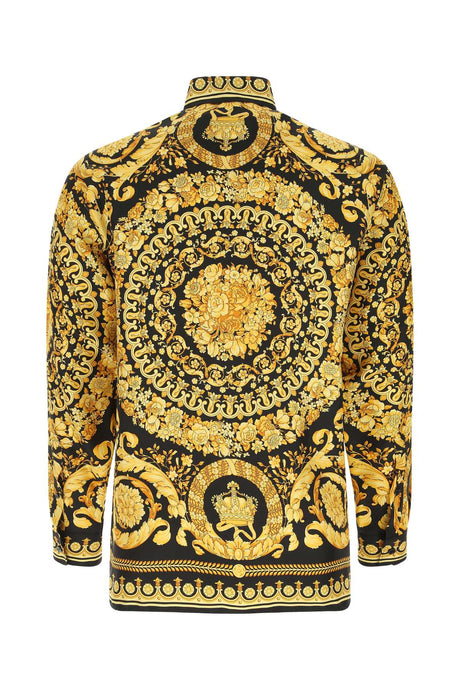 VERSACE Silk Printed Shirt for Men