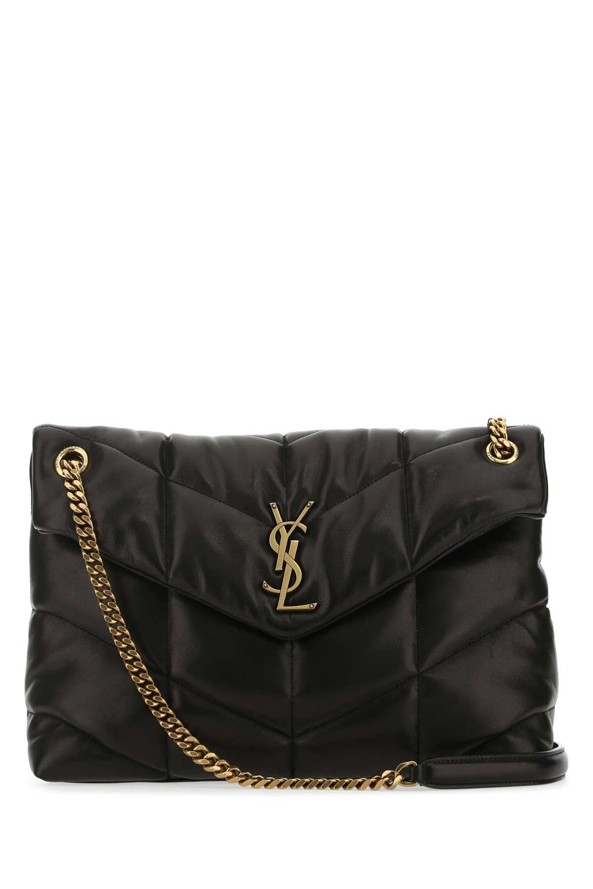 SAINT LAURENT Nappa Leather Medium Shoulder Handbag