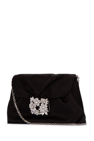 ROGER VIVIER Dazzling Strass Draped Mini Handbag