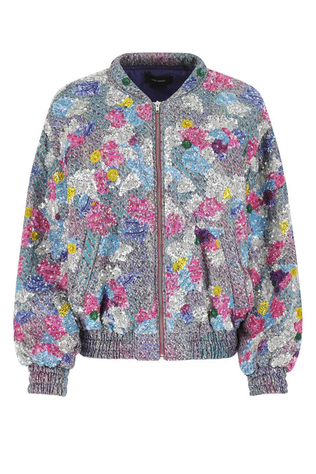 ISABEL MARANT Embellished Silk Blend Mini Jacket