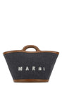 MARNI Mini Two-Tone Felt & Leather Handbag