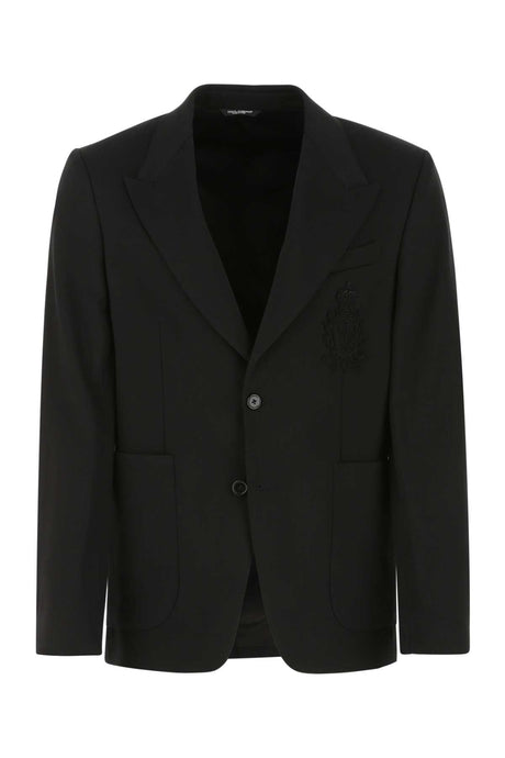 DOLCE & GABBANA Stretch Viscose Blend Blazer for Men