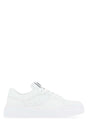 DOLCE & GABBANA Luxury White Leather New Rome Sneakers for Men