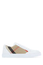 BURBERRY Vibrant Multicolor Leather and Fabric Sneakers