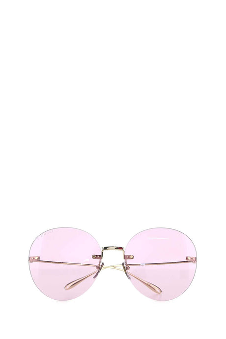 GUCCI Chic Gold Metal Sunglasses