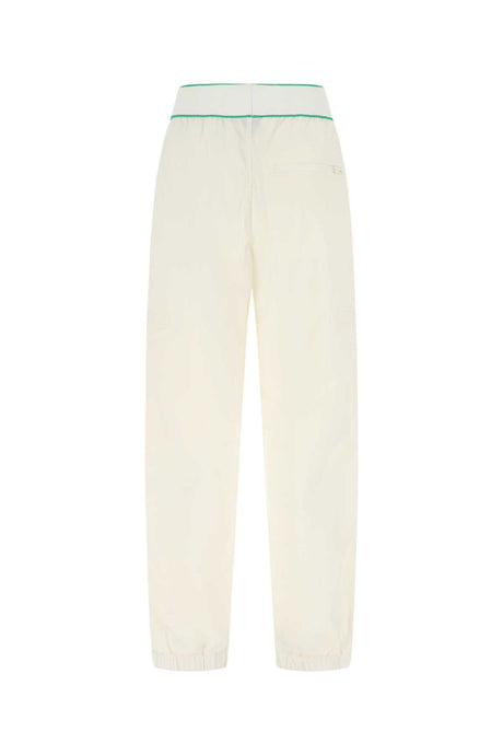 BOTTEGA VENETA Chic White Nylon Pants for Women - 2024 Collection