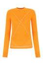 BOTTEGA VENETA Elegant Viscose Blend Sweater in Orange