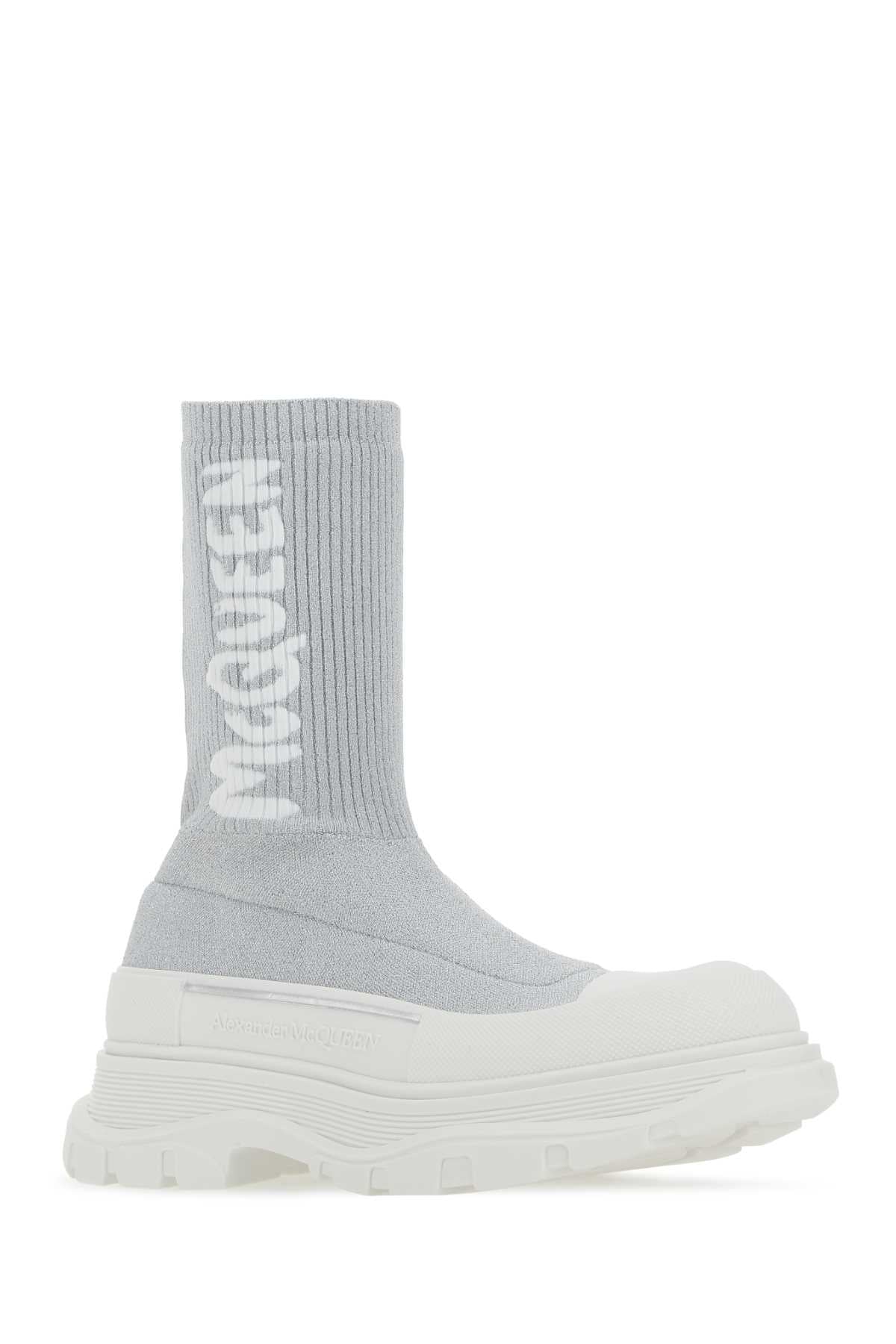 ALEXANDER MCQUEEN Women’s Stretch Nylon Tread Slick Sneakers