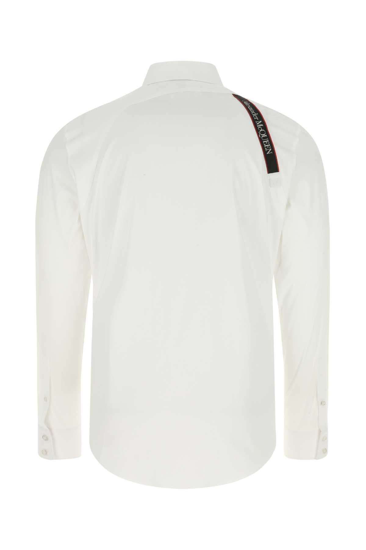 ALEXANDER MCQUEEN Classic Stretch Poplin Shirt for Men