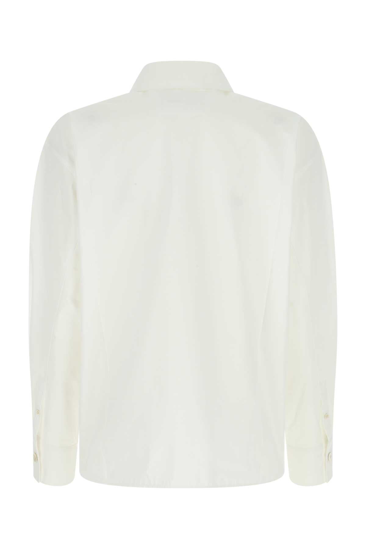 JIL SANDER Oversized Cotton Poplin Shirt for Women